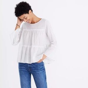 Madewell 100% cotton boho haysboro stripe size S small